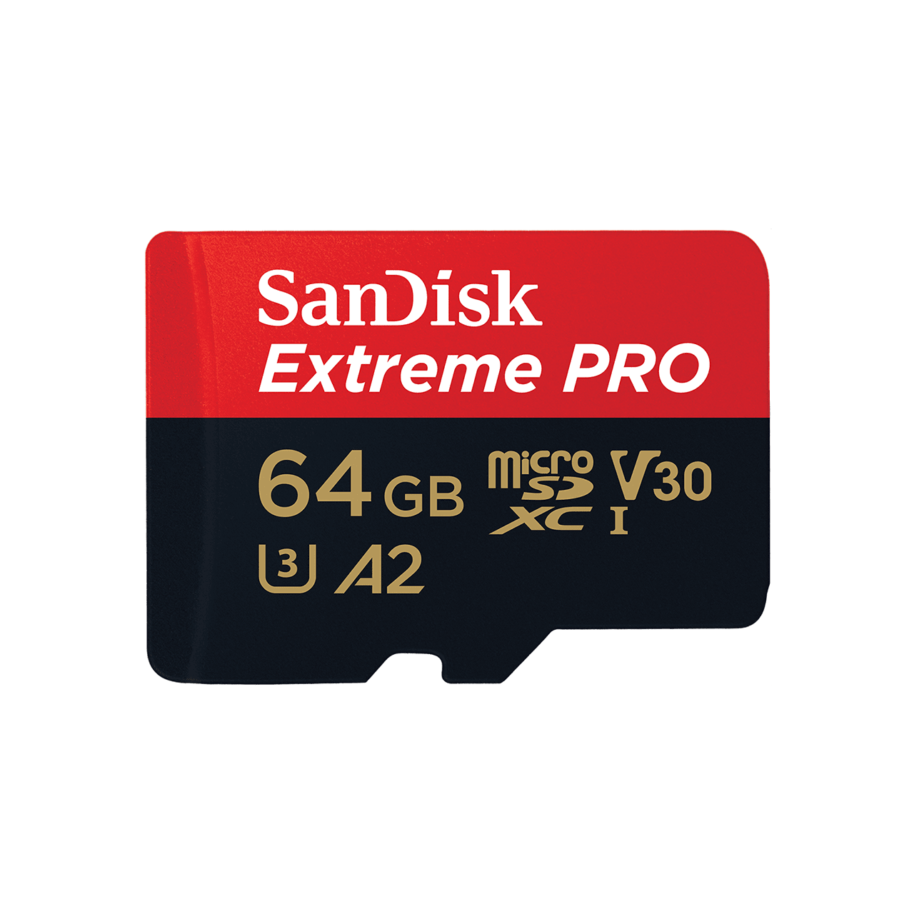 Sandisk Extreme Pro A2 64Gb MicroSDXC UHS-I Card w/Adapter