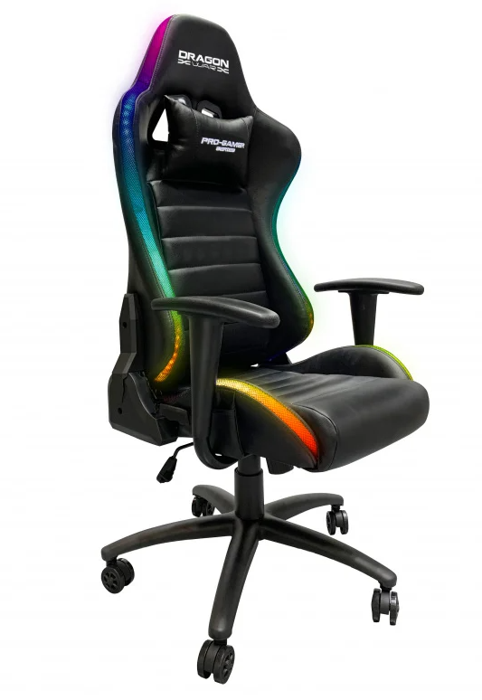 Dragon War GC-015 RGB Professional Ergonomic Office Seat Gaming Chair (Black)