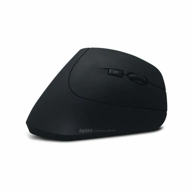 ApaxQ Ergonomic Vertical Wireless Mouse - Usb (Black) #MV-186