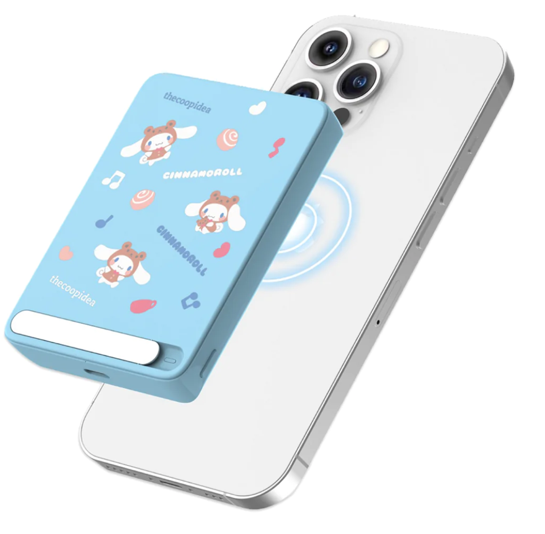 thecoopidea Sanrio Cinnamoroll x 5000mAh 無線磁吸式行動電源 #CP-PB24-CINA