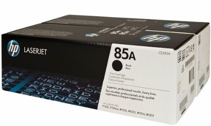 HP 85A 兩件裝黑色原廠碳粉盒 #CE285aD