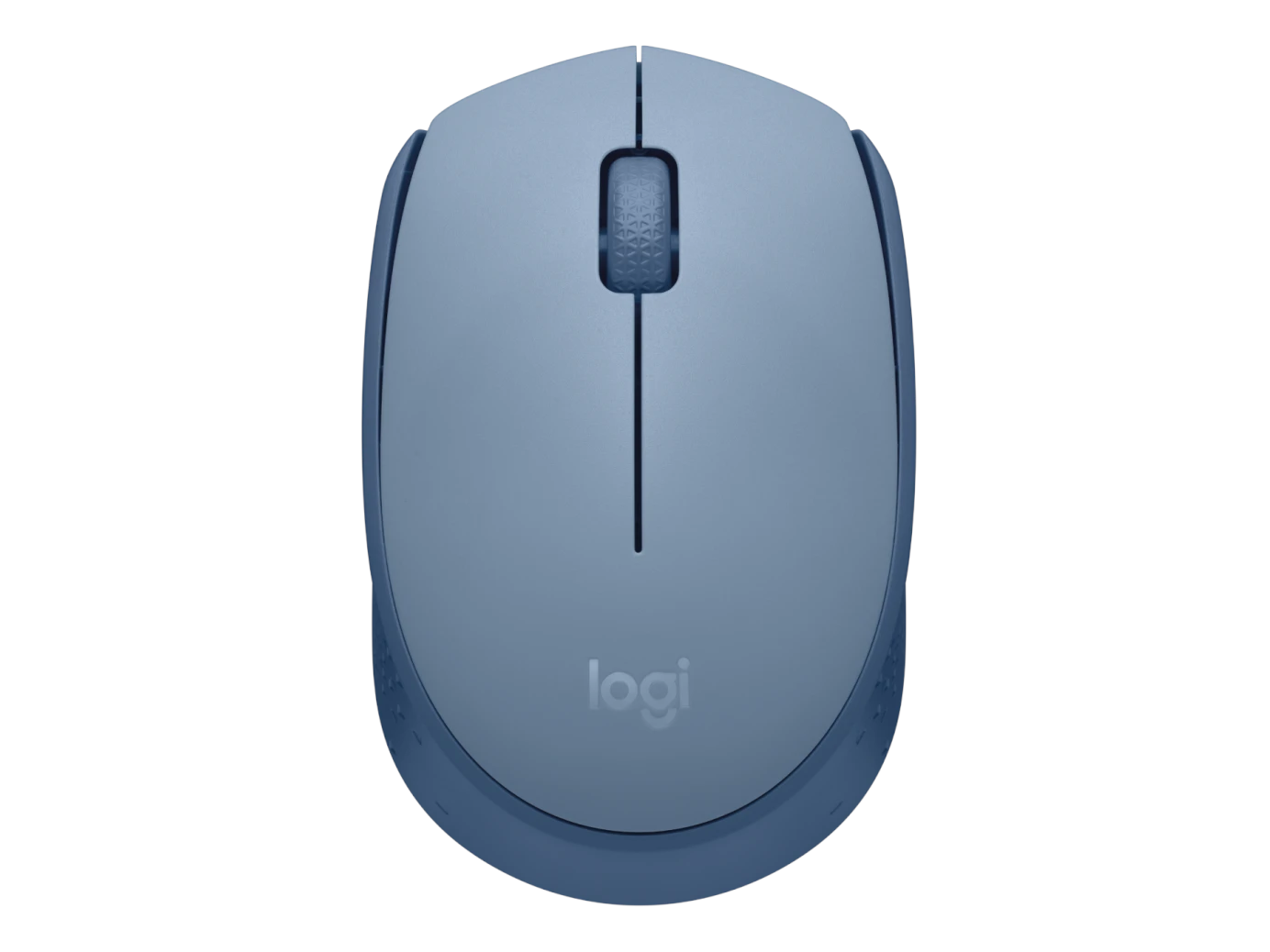 Logitech M171 Optical Wireless Mouse - Usb (Black-Blue) #910-006869