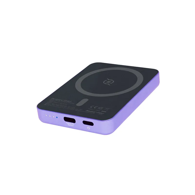 MagicPro ProMini 5MU 5000mAh 迷你磁吸無線快充行動電源 (紫色) #PM-PB5MUPP