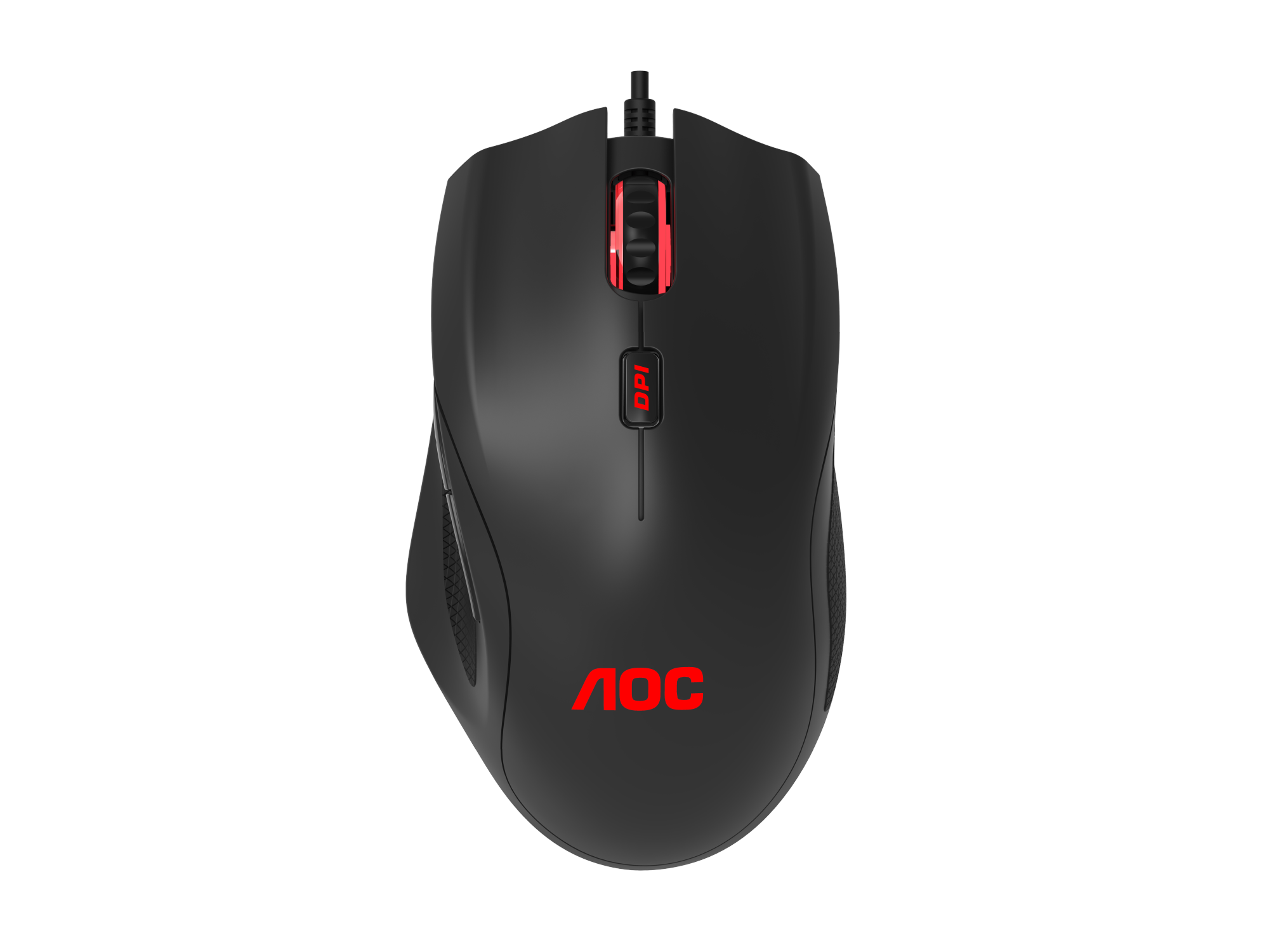 AOC GM200 Gaming Corded Mouse - Usb 4200 DPI (Black)