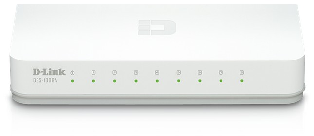 D-Link DES-1008A 8port 10/100 Unmanaged Network Switch