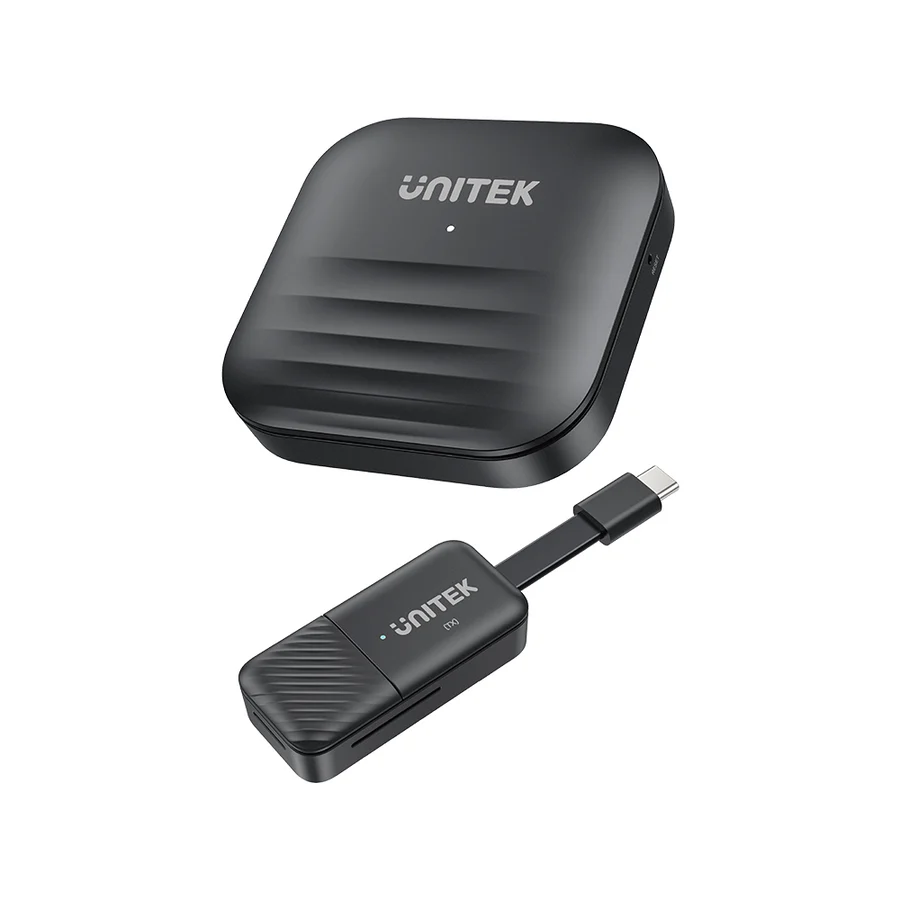 Unitek USB-C 無線 HDMI 延伸器套裝 (黑色) #V1184A01