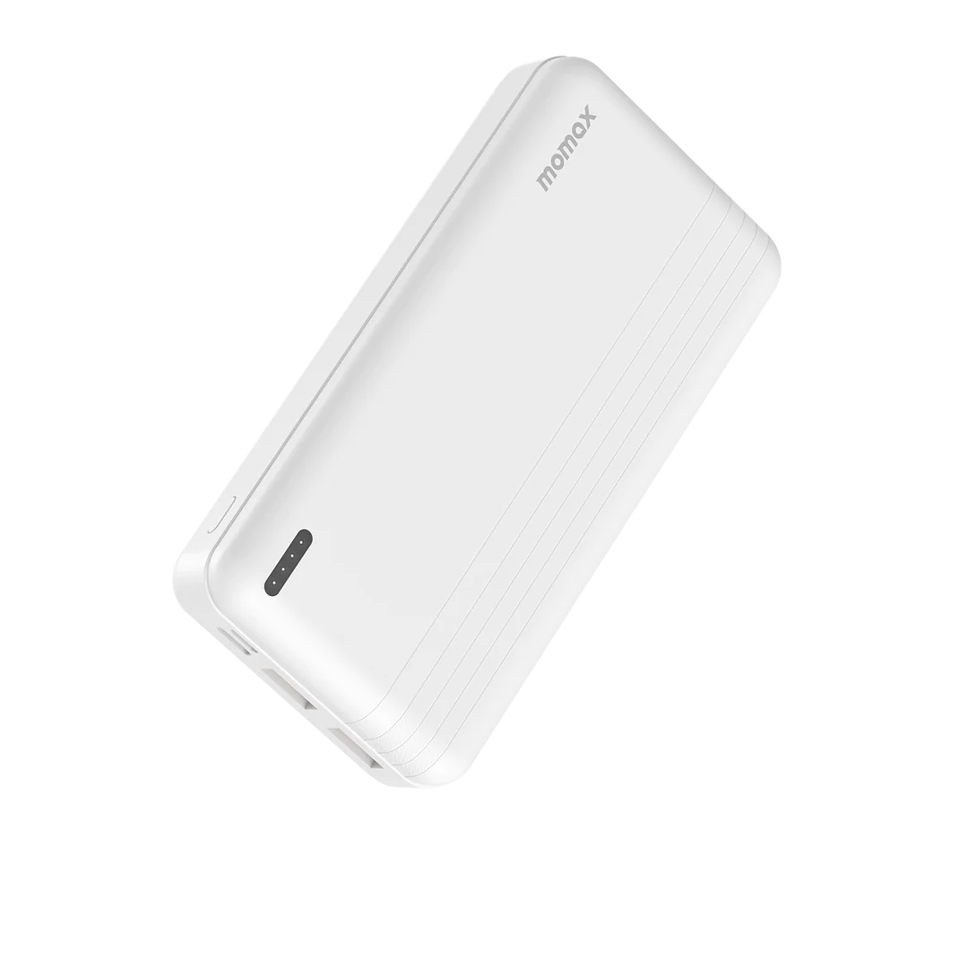 MOMAX iPower PD 2 QC3.0+PD 20W 20000mAh Mobile Rechargeable Battery 3port White #IP78W