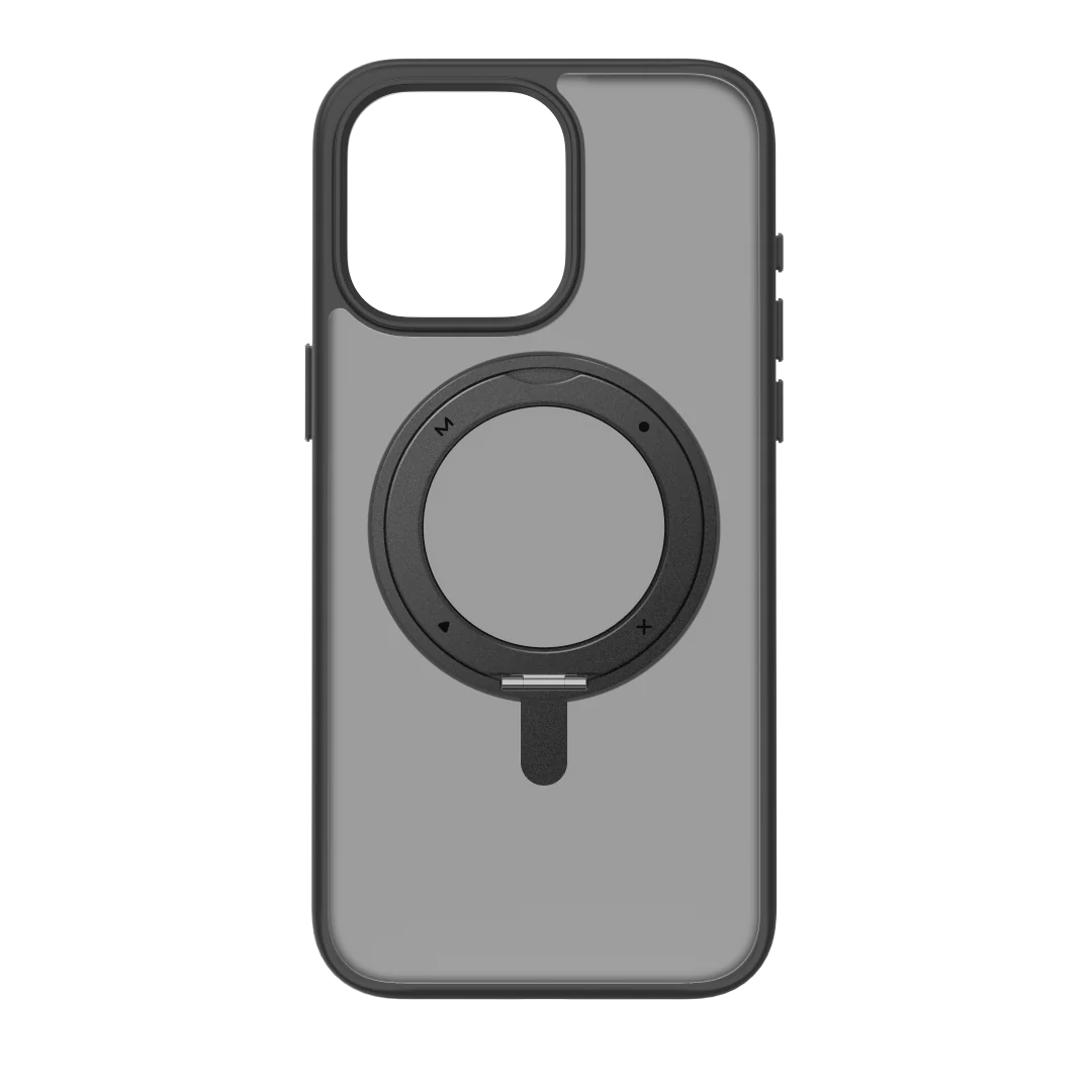 MOMAX CaseForm Roller iPhone 15 Pro Magnetic Case Protective case (Black) #MRAP23MD