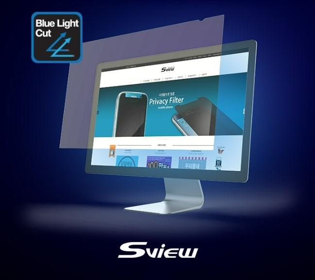 sView 27" (16:9) 防藍光電腦螢幕保護片 (596 x 335 mm) #sbFAg-27w9