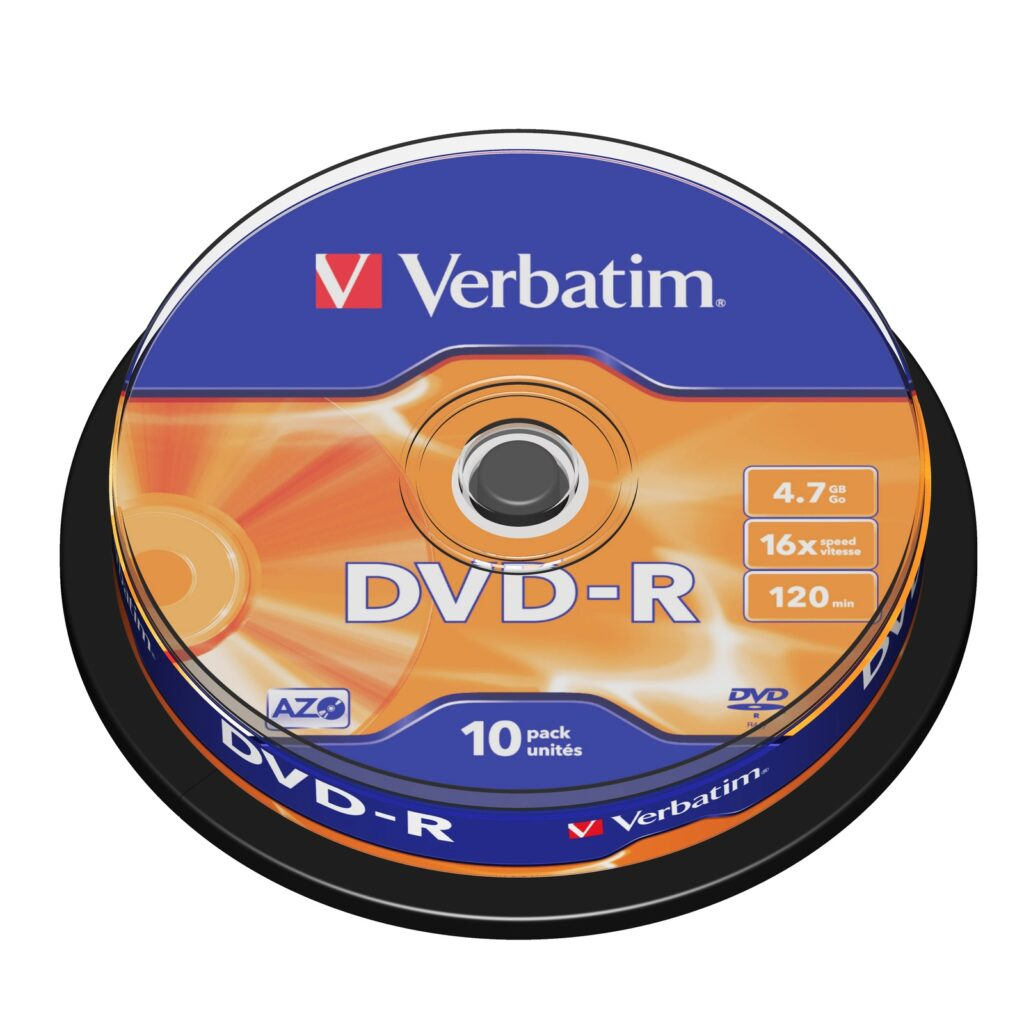 Verbatim 4.7Gb DVD-R Disc -10pc/pack #43523