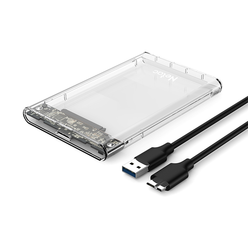 Netac WH11 2.5" SATA 透明外置硬盤盒 #NT07WH11-30AC