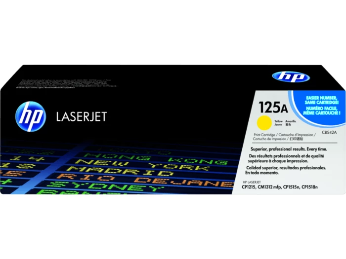 HP 125A Yellow Toner Cartridge #CB542A