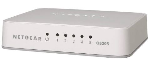 Netgear GS205 5port Gigabit Switch 網絡交換器