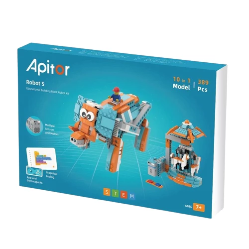 Apitor Robot S STEAM編程學習10合1機械人