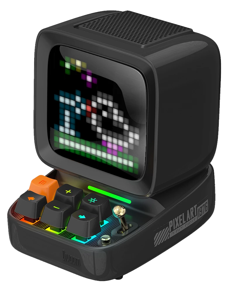 Divoom Ditoo Pro Retro Pixel Art Bluetooth Speaker (Black)