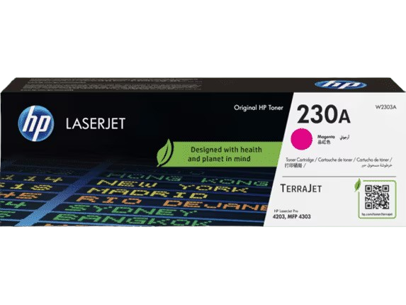 HP 230A Magenta Toner Cartridge #W2303A