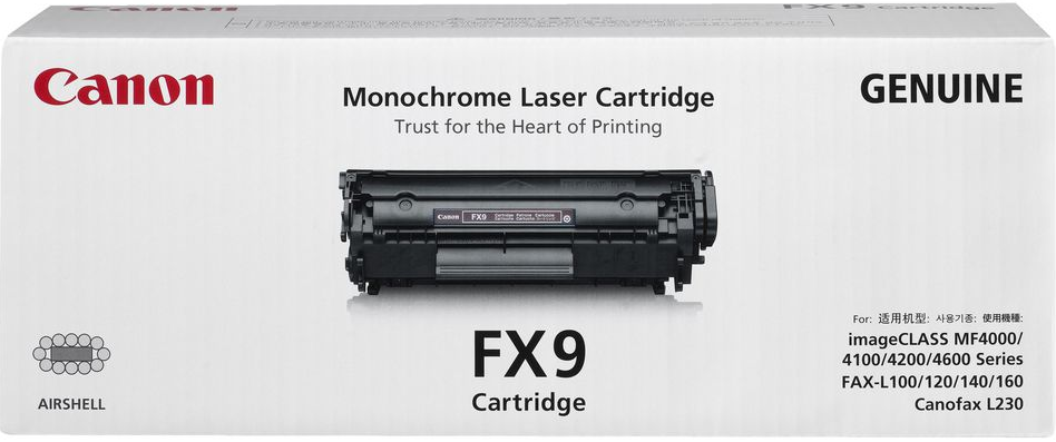 Canon FX9 Black Fax Toner Cartridge