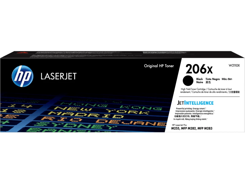 HP 206X Black Toner Cartridge (High Capacity) #W2110X