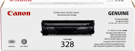 Canon Cartridge 328 黑色原廠碳粉盒