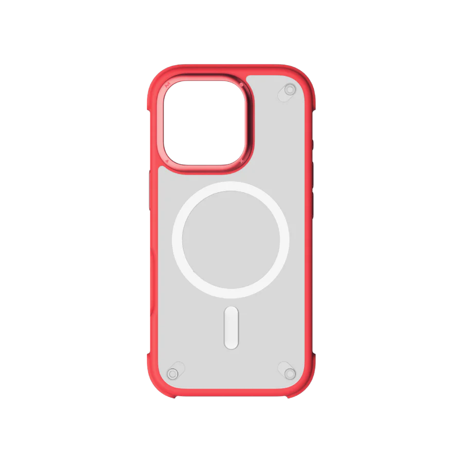 MOMAX CaseFORM AiR iPhone 16_Pro Magnetic Case (Red) #MUAP24MR