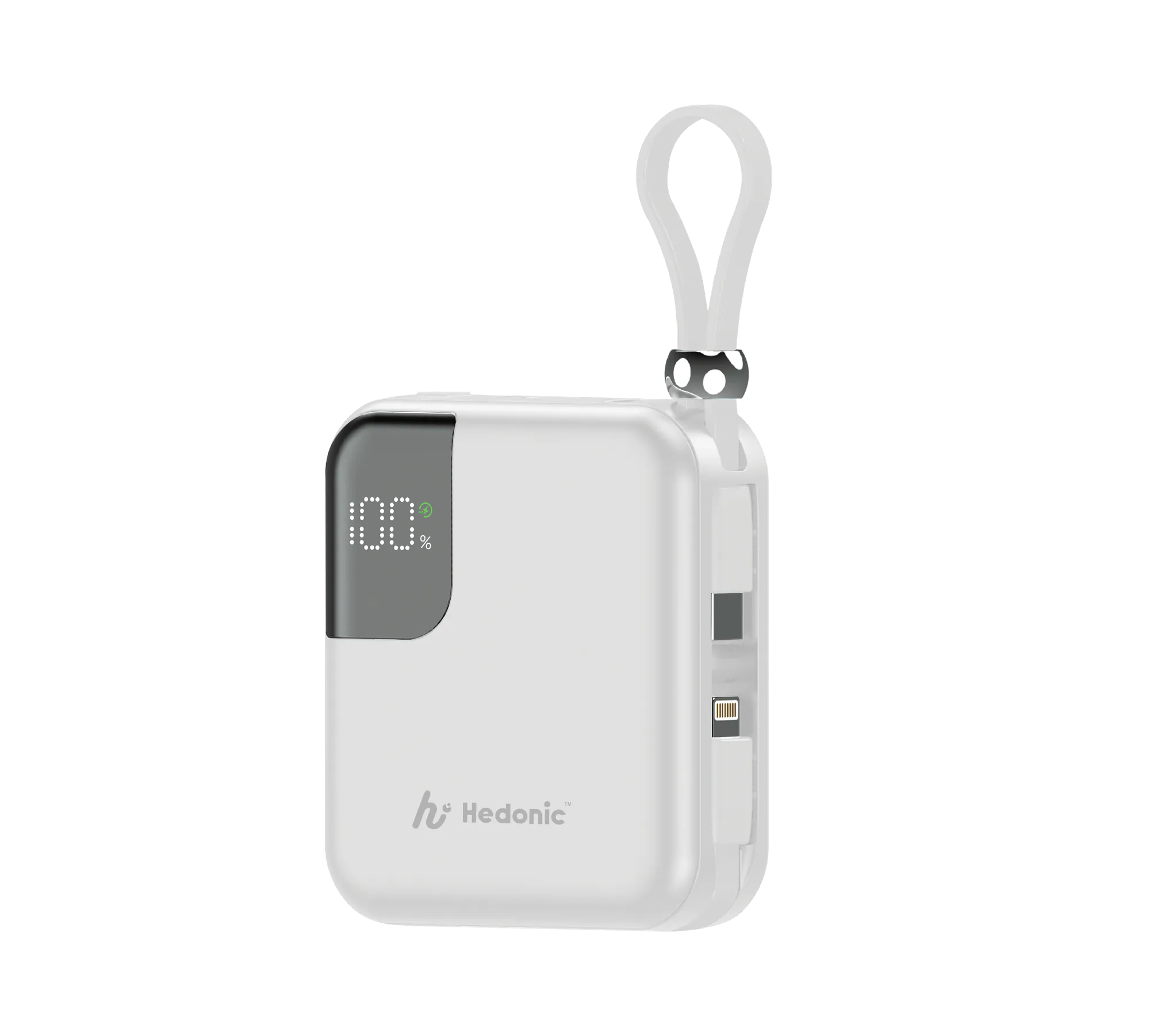 Hedonic PD3.0 10000mAh Lightning & USB-C 行動電源 (白色) #81060 (CCC Cert.)