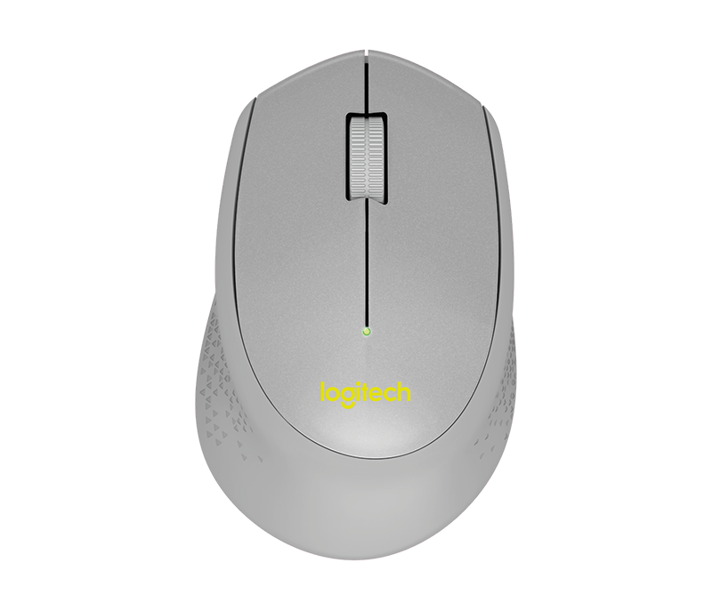 Logitech M331 Silent Plus Optical Cordless Mouse (Grey)