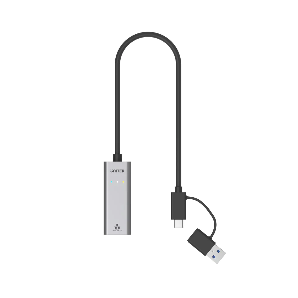 Unitek USB-C/A轉千兆位乙太網轉接器 #Y-3465A