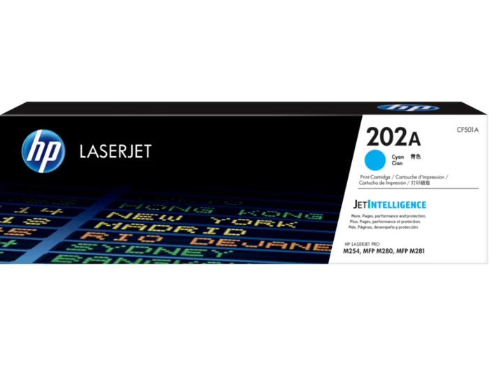 HP 202A Cyan Toner Cartridge #CF501A