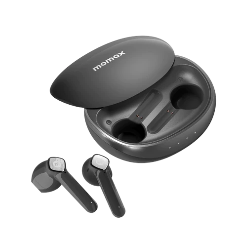 MOMAX Pills Lite 3 Stereo EarBud-Earphone Bluetooth w/Charge Case (Black) #BT11D