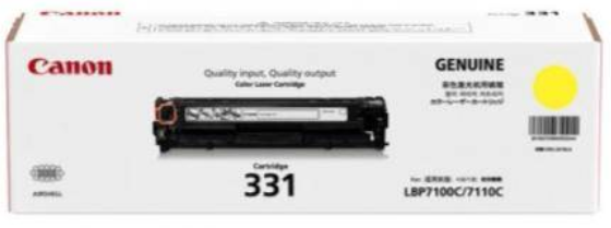 Canon 331y Yellow Toner Cartridge #6269b003AA01