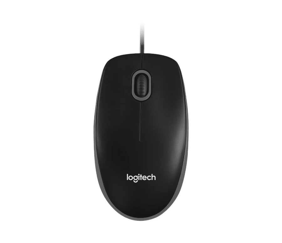 Logitech B100 USB 有線光學滑鼠