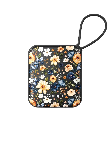 Ocoopa UT5 Nano 2000mAh 充電暖手器 (黑花色) #UT3042-HUHD_bK-1P-Dz