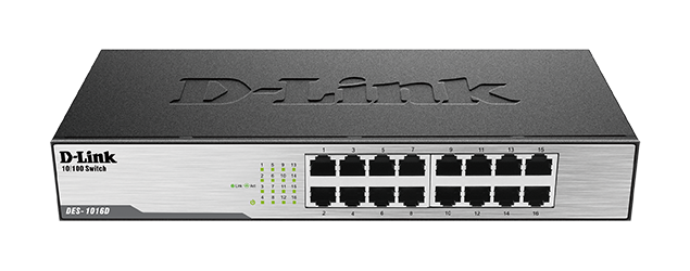 D-Link DES-1016D 16port 10/100 Switch 網絡交換器 (Rackmount)