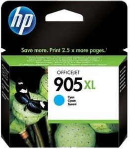 HP 905XL High Yield Cyan Ink Cartridge #T6M05AA