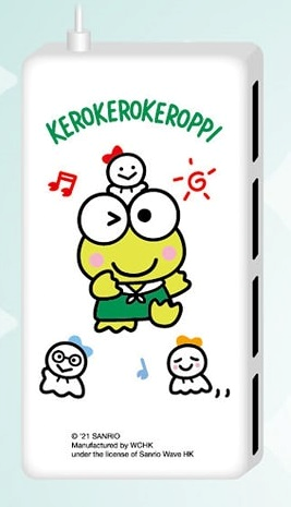 Sanrio Kerokerokeroppi 4位USB擴充器 (1xUsb3.0, 3xUsb2.0) #Hub21-KR