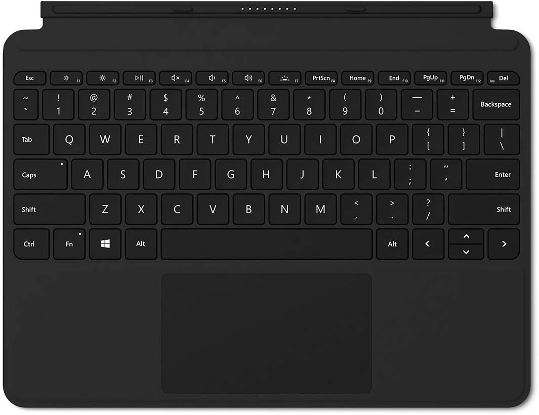 Microsoft Surface Go 實體中文鍵盤保護蓋 (黑色) #KCN-00040