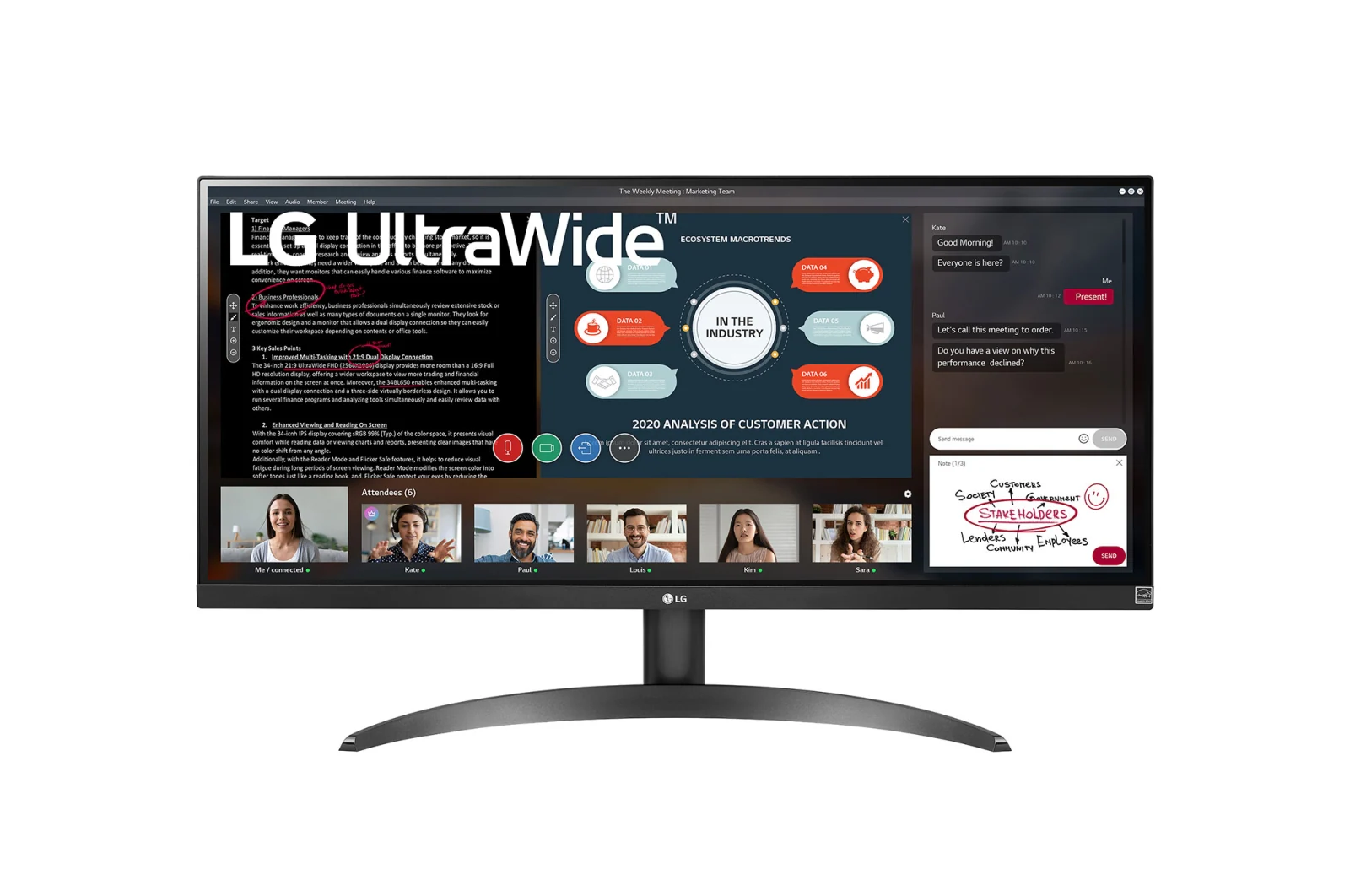 LG 29WP500 29" (Wide) 21:9 iPS LED Panel w/HDMI (Black) #29WP500-b