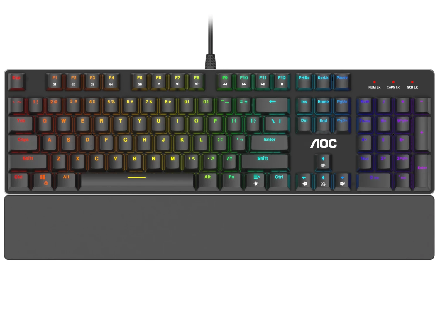 AOC GK500 炫光機械式遊戲鍵盤