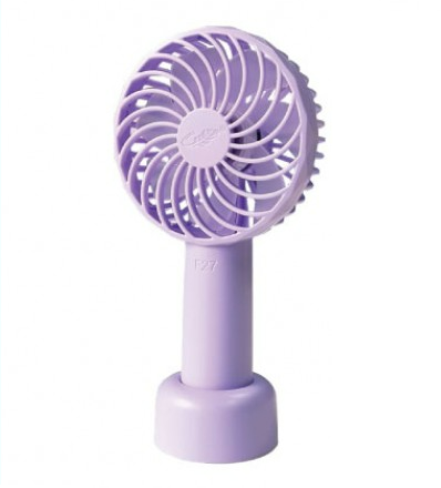 Gongtian共田 F27 手持可站立小風扇 Portable手提 Cooling Fan Usb w/Rechargeable Battery (Purple) #2000001696