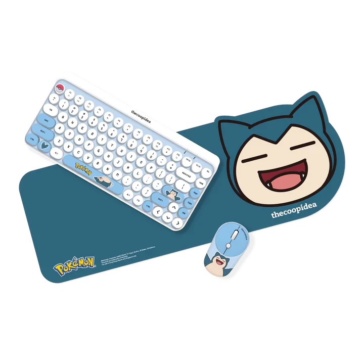 thecoopidea x Pokémon TAPPY Snorlax (卡比獸) 無線英文滑鼠鍵盤組合 #CP-KB01-SNOR