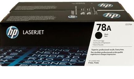HP 78A TwinPack Black Toner Cartridge #CE278aD