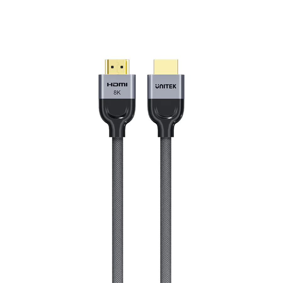 Unitek 8K 8米 編織尼龍 HDMI 線  (灰色) #C11093RgY01-8M