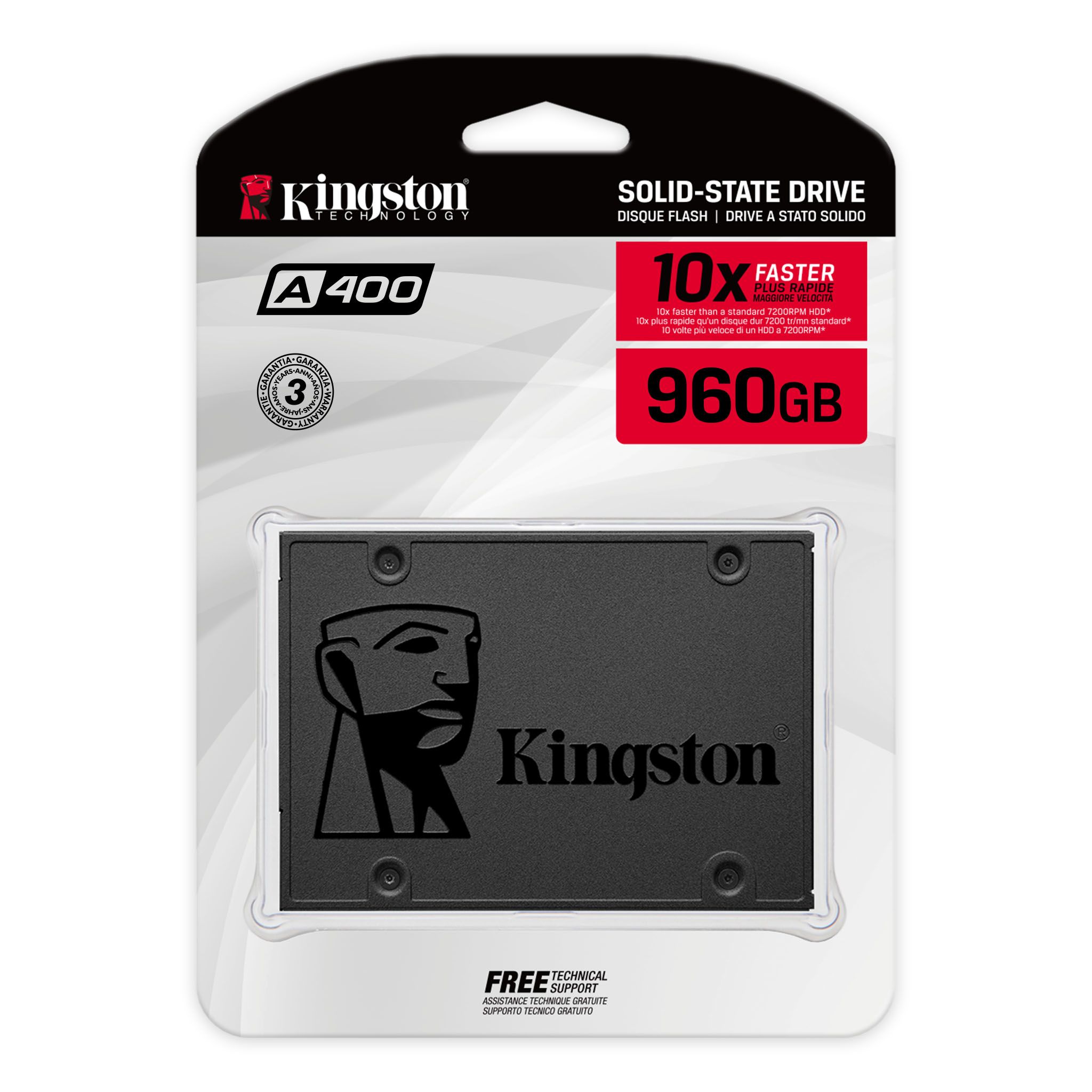 Kingston A400 960Gb 2.5吋SSD 固態硬碟 ##sA400s37/960g