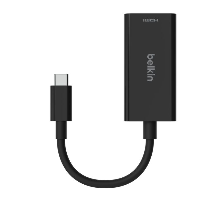 Belkin Connect USB-C 轉 HDMI 2.1 轉換器 (支援8K, 4K, HDR) #AVC013btBK