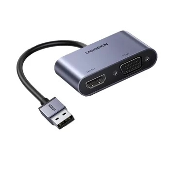 Ugreen CM449 Usb3.0 Usb-A to HDMI+VGA  Adapter #20518