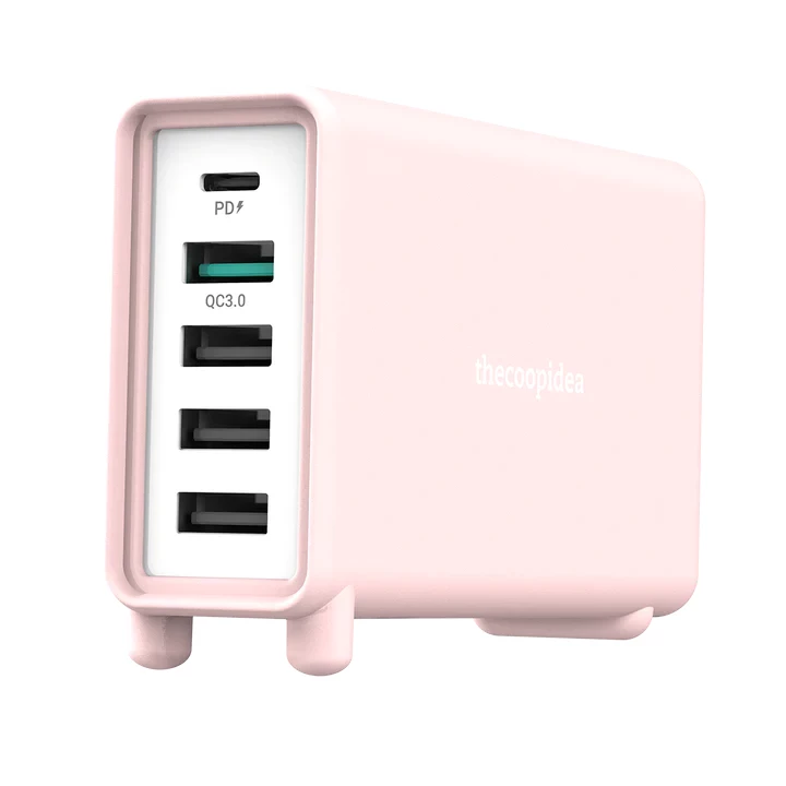 thecoopidea JELLO 5-Port 32W USB Charger (Sakura) #CP-5Usb-PD01-sAK