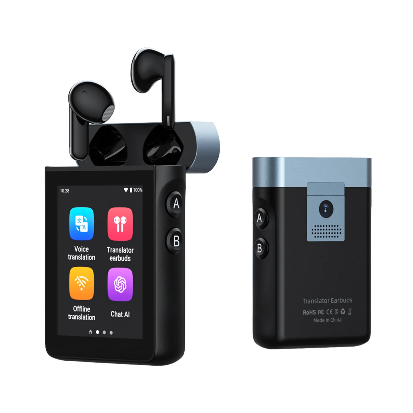 Wooask A9 4G Standalone AI Translator Earbuds w/ChatGPT  AI智能手提翻譯傳譯機