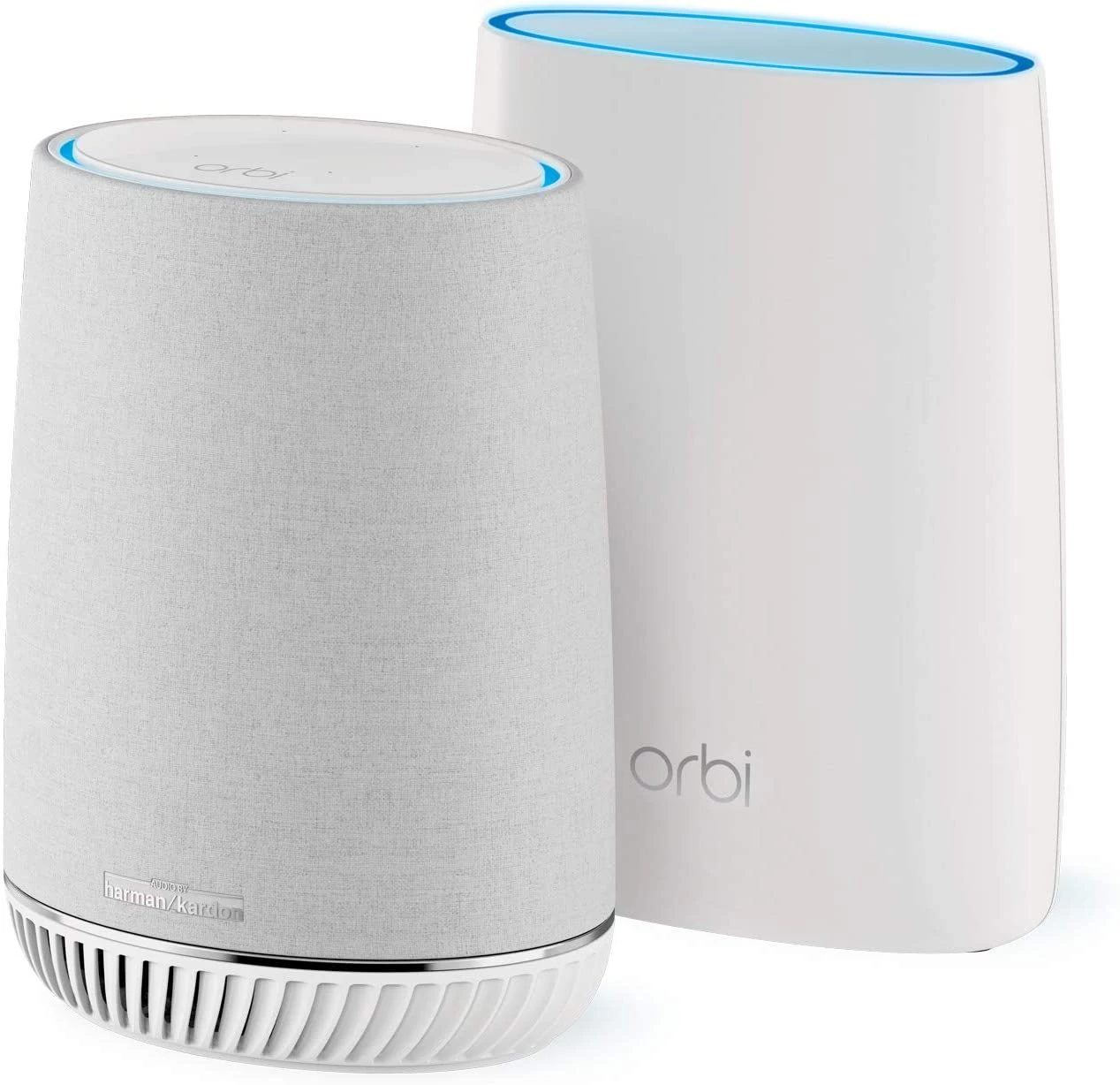 Netgear Orbi RBK50V AC3000 Mesh WiFi TriBand Smart Speaker Router (2pack)