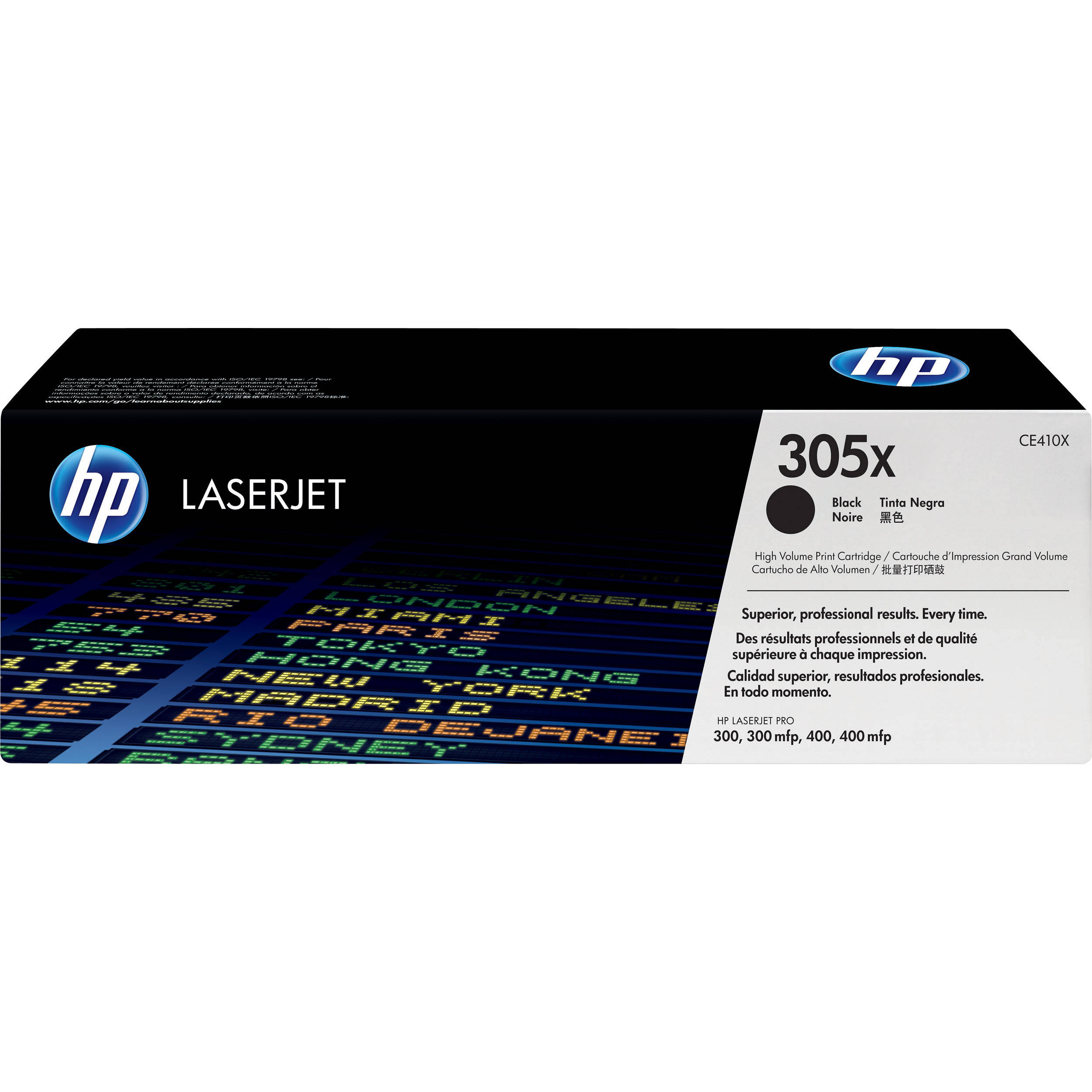 HP 305X Black Toner Cartridge (High Capacity) #CE410x
