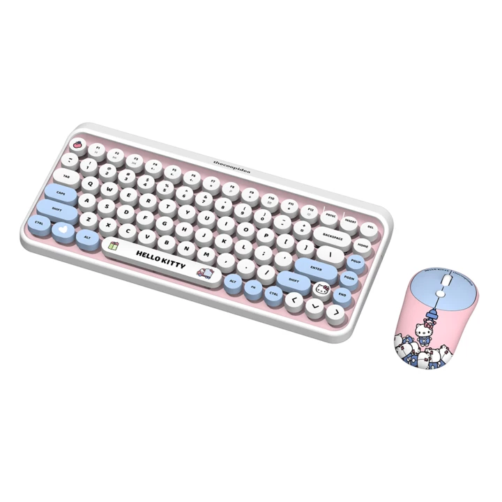thecoopidea x Sanrio TAPPY Hello Kitty Wireless Keyboard and Mouse Combo #CP-Kb01-KiTY